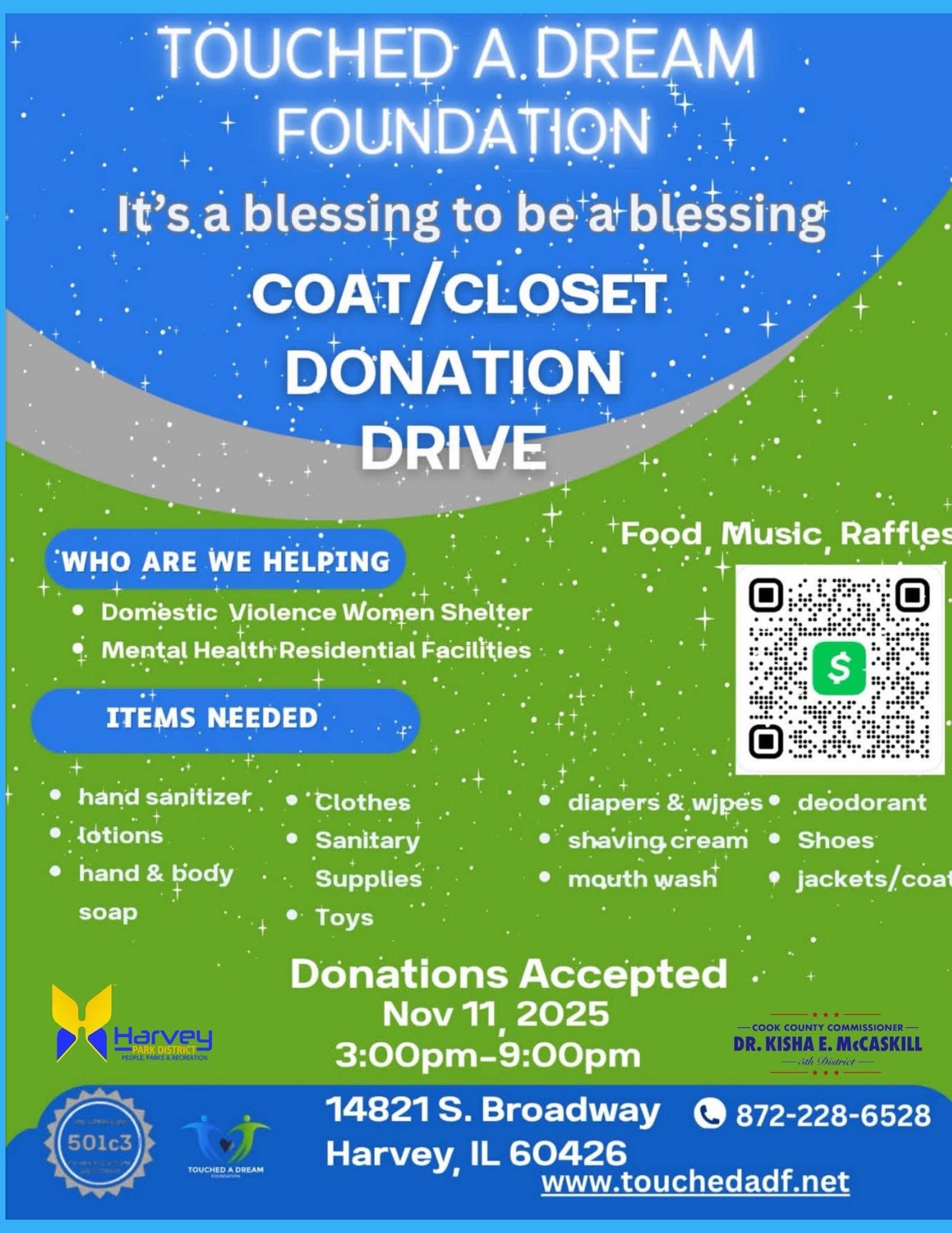 Touched A Dream Foundation leadership and community service